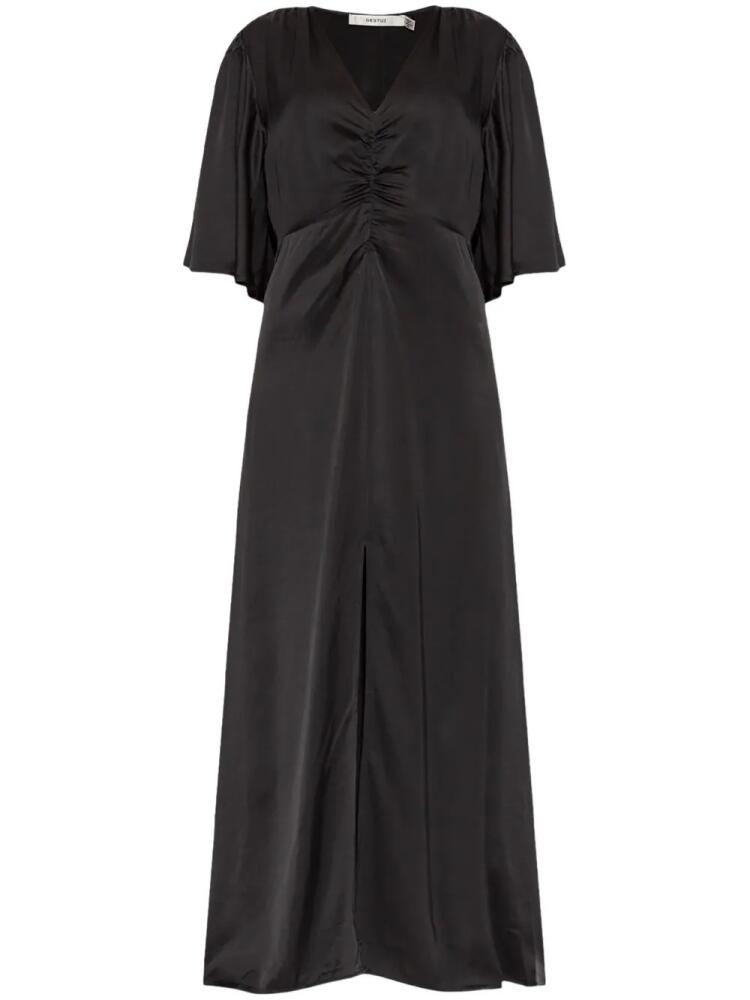 Gestuz v-neck long dress - Black Cover