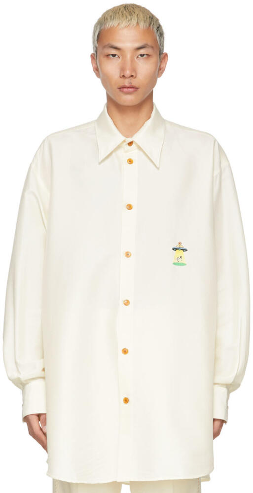 doublet Off-White Milk Fibre Shirt Cover