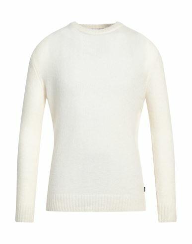 40weft Man Sweater White Acrylic, Polyamide, Mohair wool, Wool, Elastane Cover