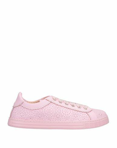 Agl Woman Sneakers Pink Soft Leather Cover