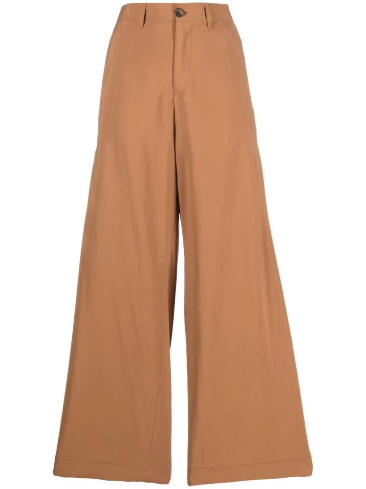 Société Anonyme mid-rise palazzo pants - Brown Cover