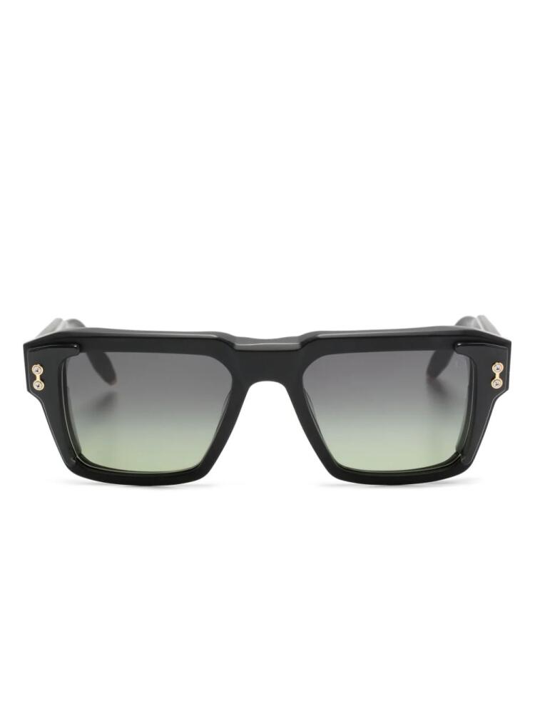 Akoni Hercules AKS 105 square-frame sunglasses - Black Cover