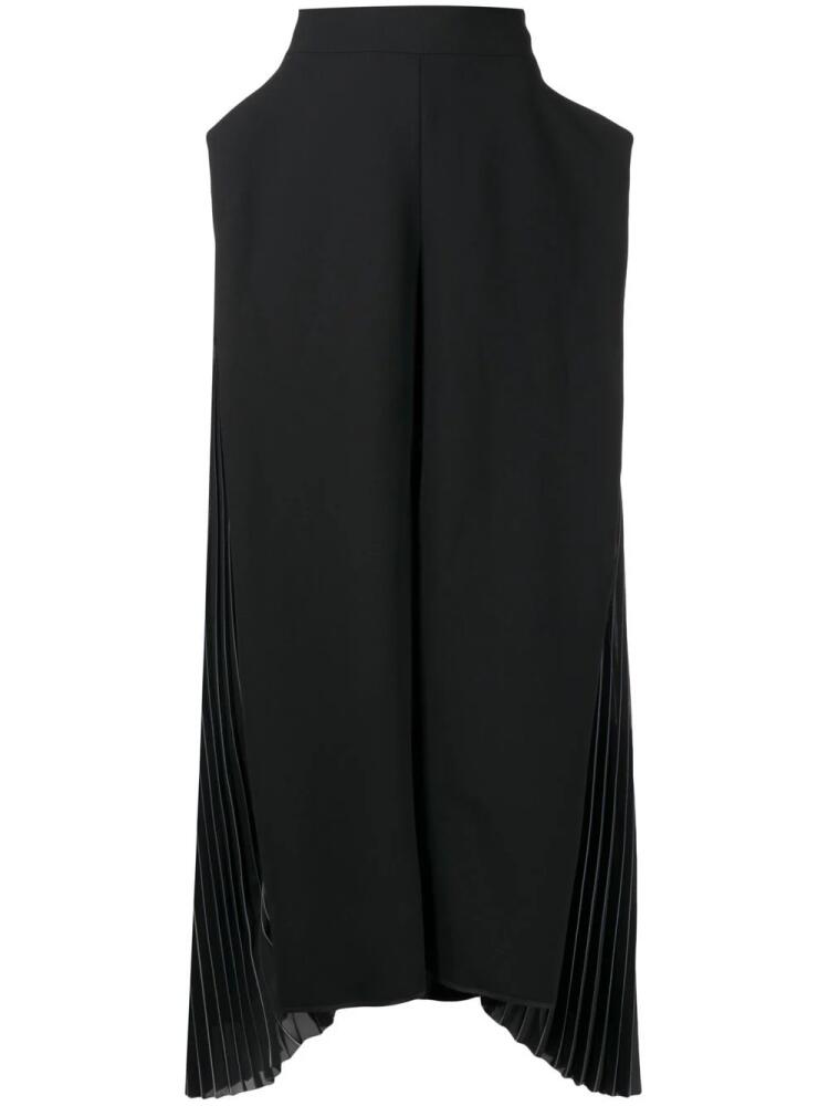 Maticevski asymmetric pleated wide-leg trousers - Black Cover