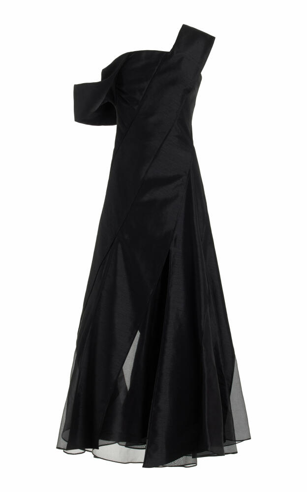 Rosie Assoulin - Twisted Off-The-Shoulder Maxi Dress - Black Cover