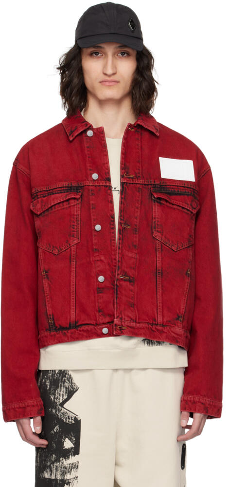 A-COLD-WALL* Red Strand Denim Jacket Cover