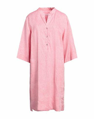 Annamariapaletti Woman Midi dress Pink Linen Cover