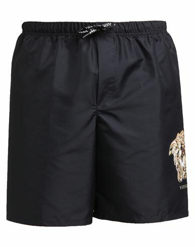 Versace Man Swim trunks Black Polyester Cover