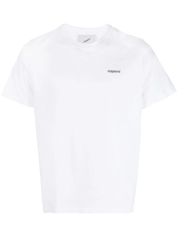 Coperni logo-print cotton T-shirt - White Cover