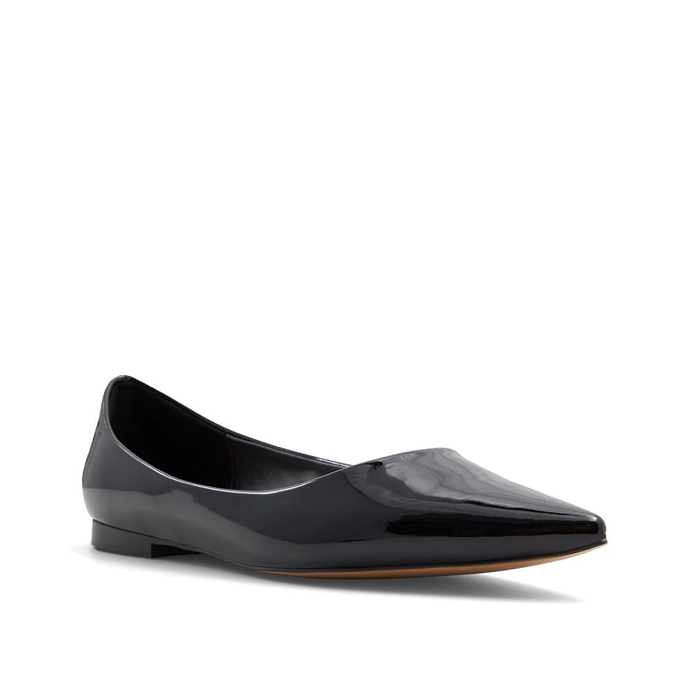 Aldo Stessy Ballerina Flat | Women's | Black Patent Cover