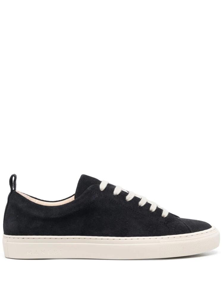 Manebi lace-up low-top sneakers - Blue Cover