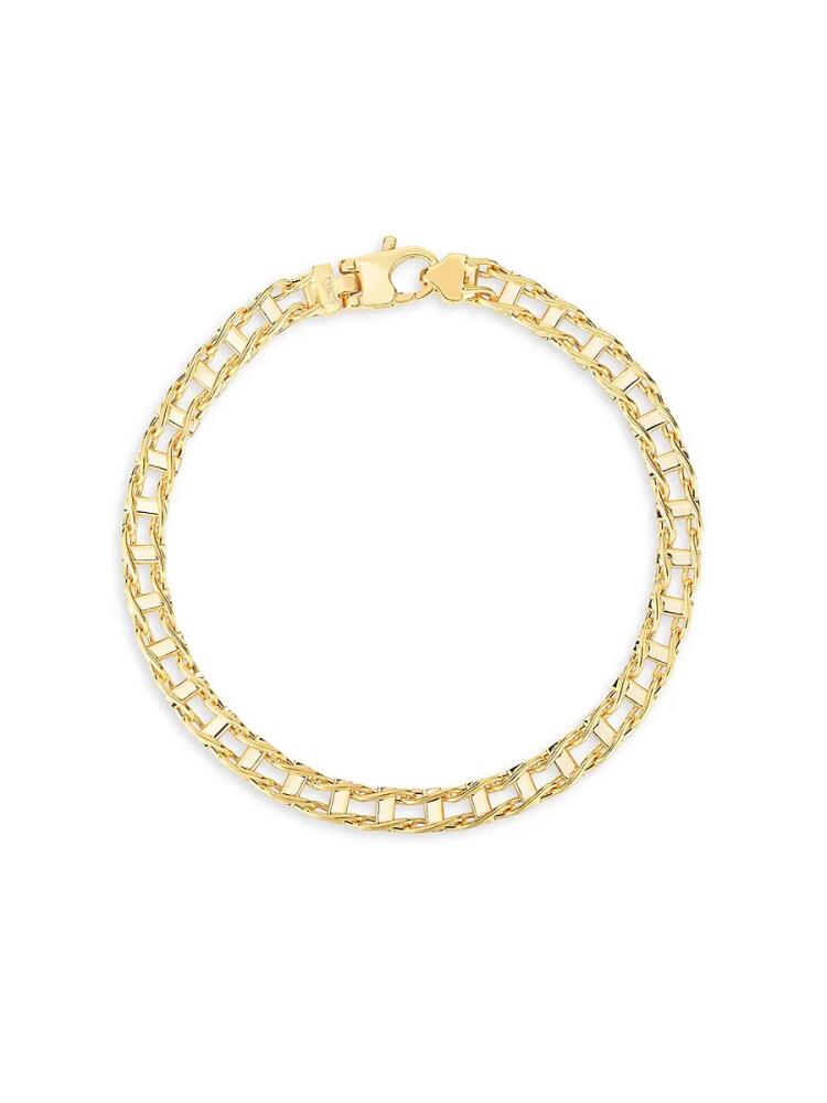 Saks Fifth Avenue Men's 14K Yellow Gold Ladder Chain Bracelet Cover