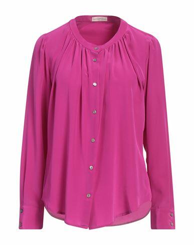 Camicettasnob Woman Shirt Magenta Silk Cover