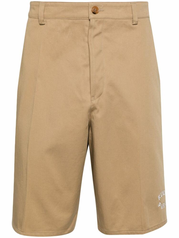 Kenzo button-up chino shorts - Brown Cover