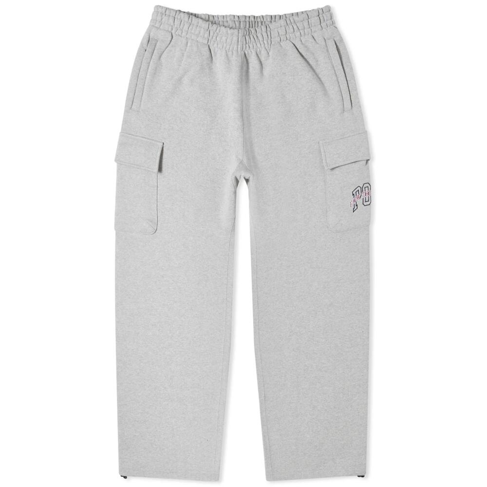 Pop Trading Company Men's x FTC Cargo Sweat Pant in Heather Grey Cover