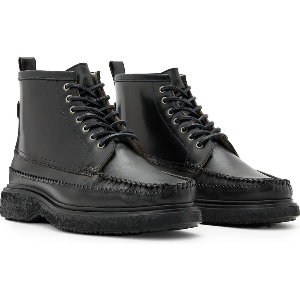 AllSaints Gibbs Moc Toe Boot in Black Cover