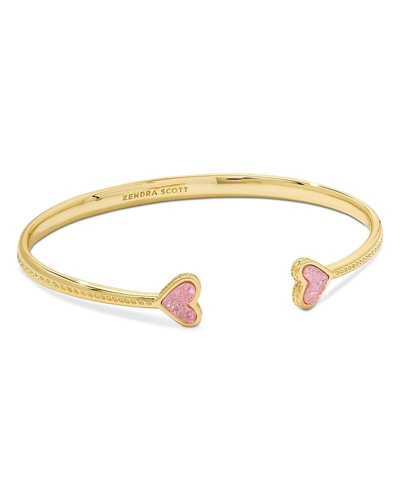 Kendra Scott Ari Framed Drusy Stone Heart Cuff Bracelet Cover