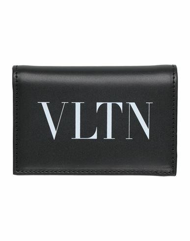 Valentino Garavani Man Wallet Black Leather Cover