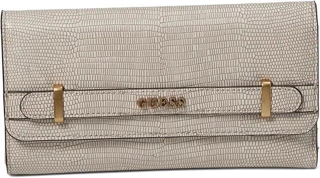 GUESS Sestri Multi Clutch Wallet (Taupe) Wallet Handbags Cover