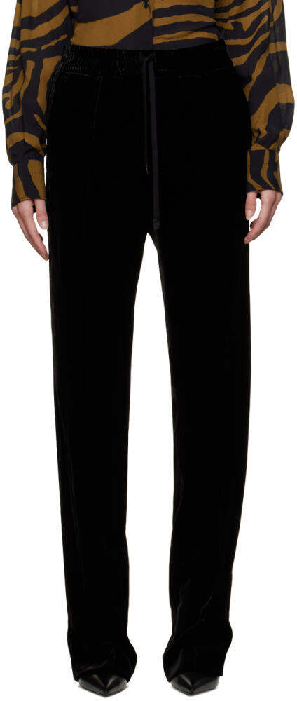 TOM FORD Black Drawstring Lounge Pants Cover