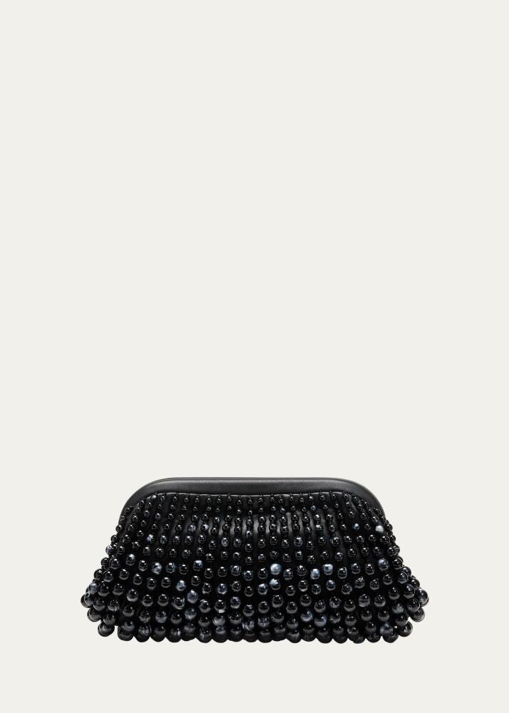 Cult Gaia Nia Beaded Leather Clutch Bag Cover