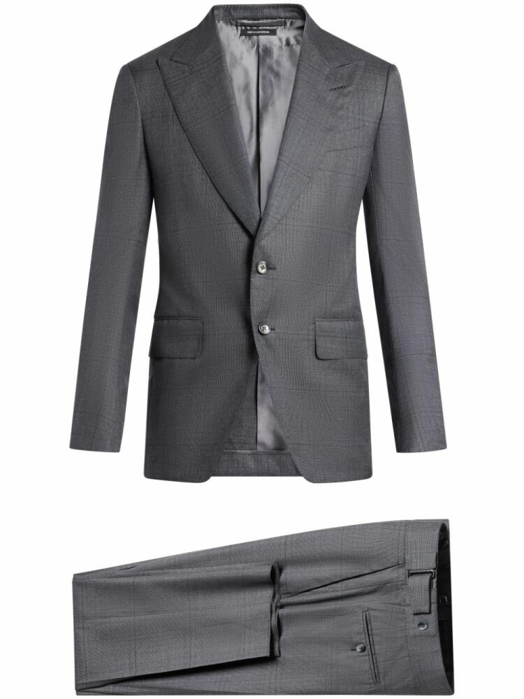 TOM FORD silk blend single breasted suit - Grey Cover