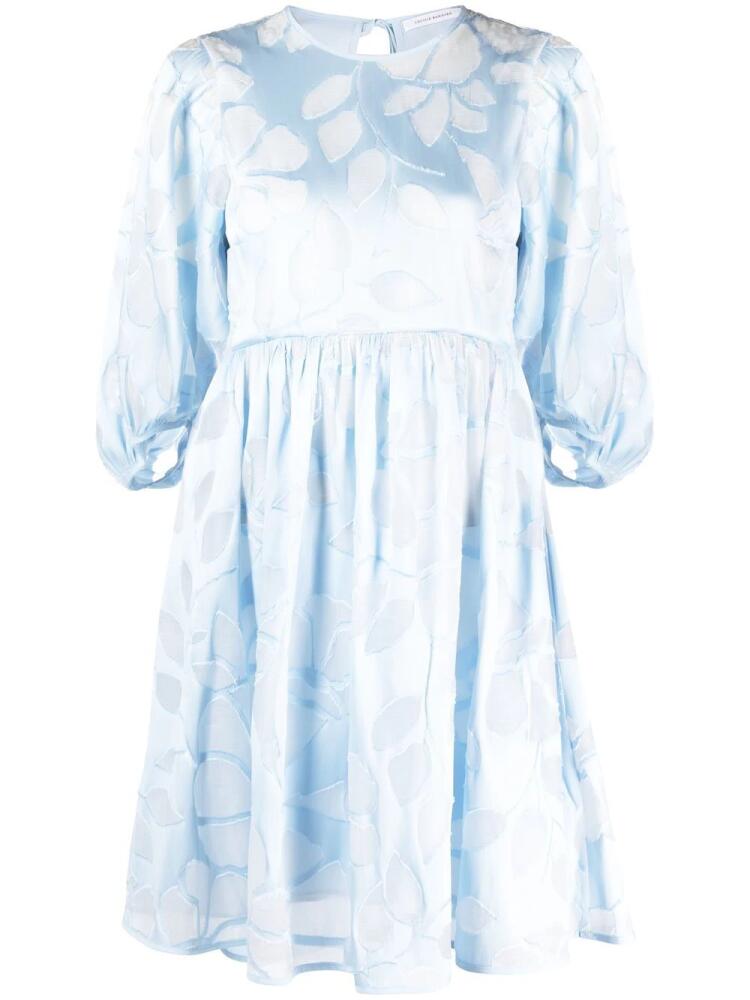 Cecilie Bahnsen Mabel puff-sleeve dress - Blue Cover