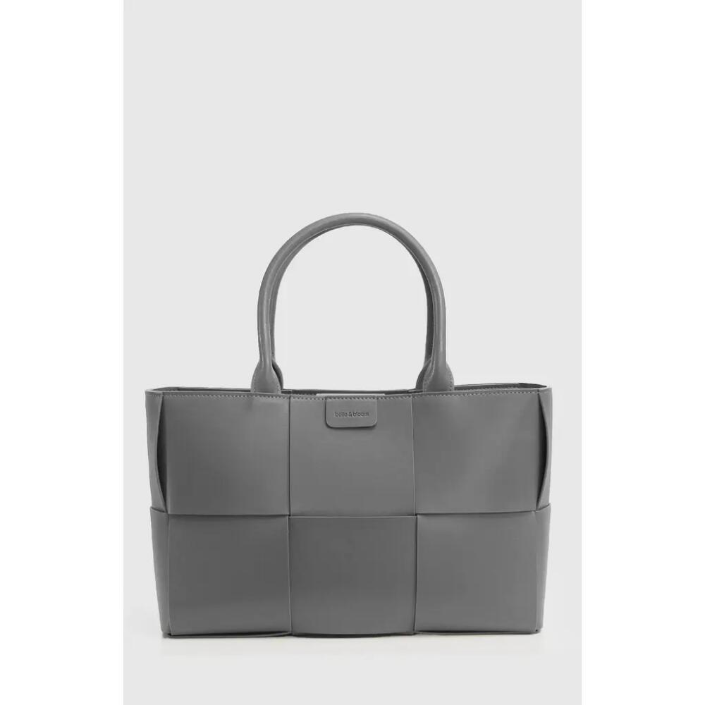 Belle & Bloom Long Way Home Woven Tote in Grey Cover