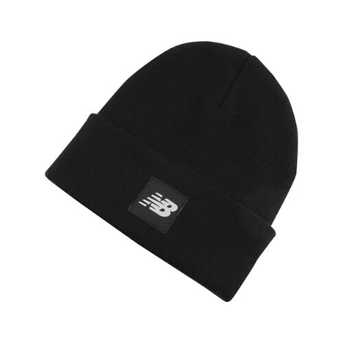 New Balance Cuffed Beanie Flying NB Logo - Black Cover