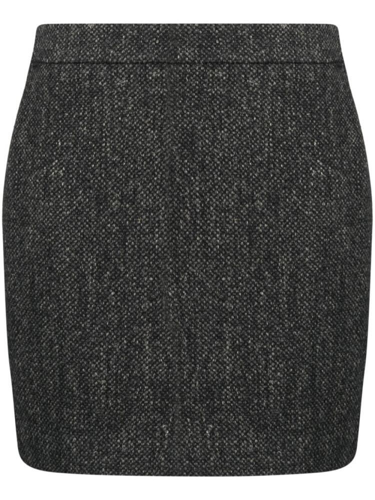 Roberto Collina high-waist wool-blend miniskirt - Grey Cover