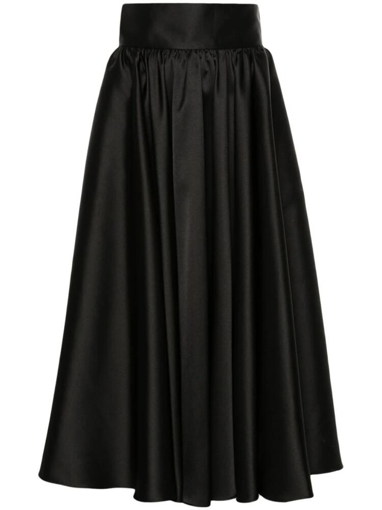 Blanca Vita pleated maxi skirt - Black Cover