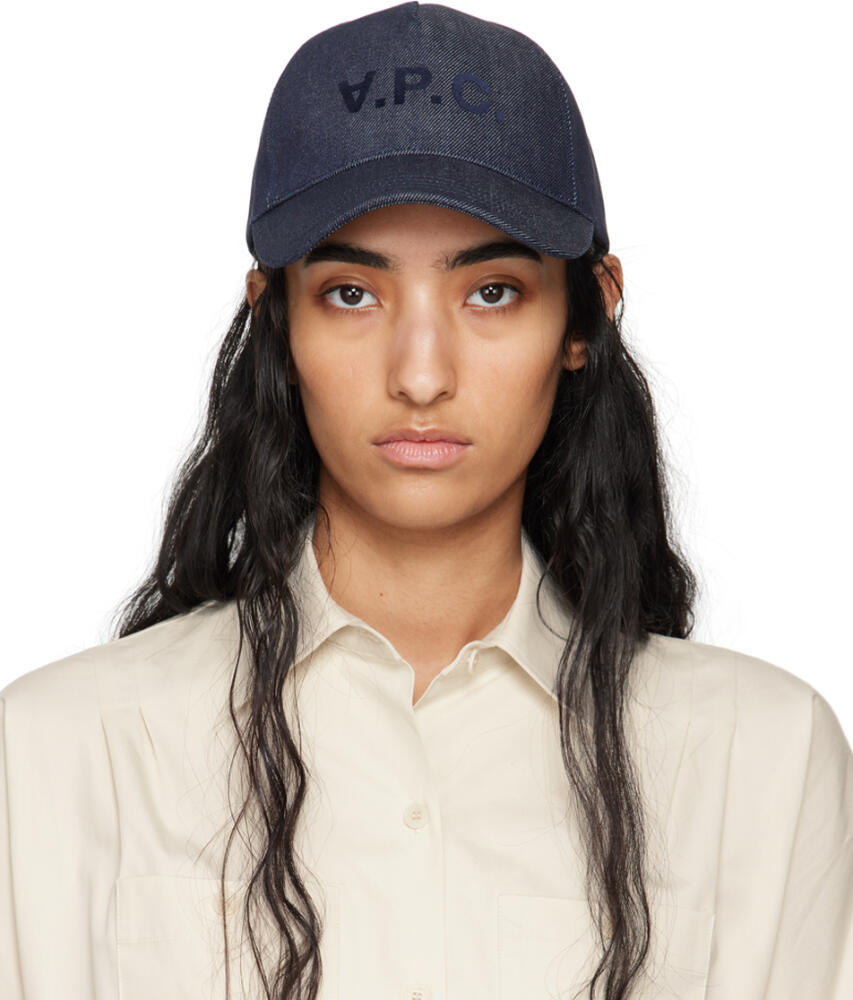 A.P.C. Navy Eden VPC Baseball Cap Cover