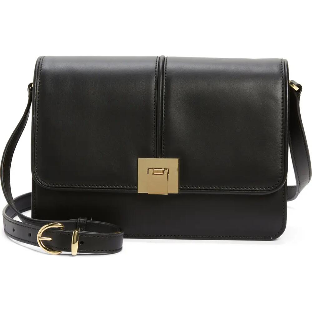 & Other Stories Leather Crossbody Bag in Black Cover