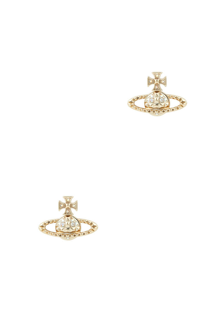 Vivienne Westwood Mayfair Bas Relief Orb Stud Earrings, Earrings, Gold - Cover