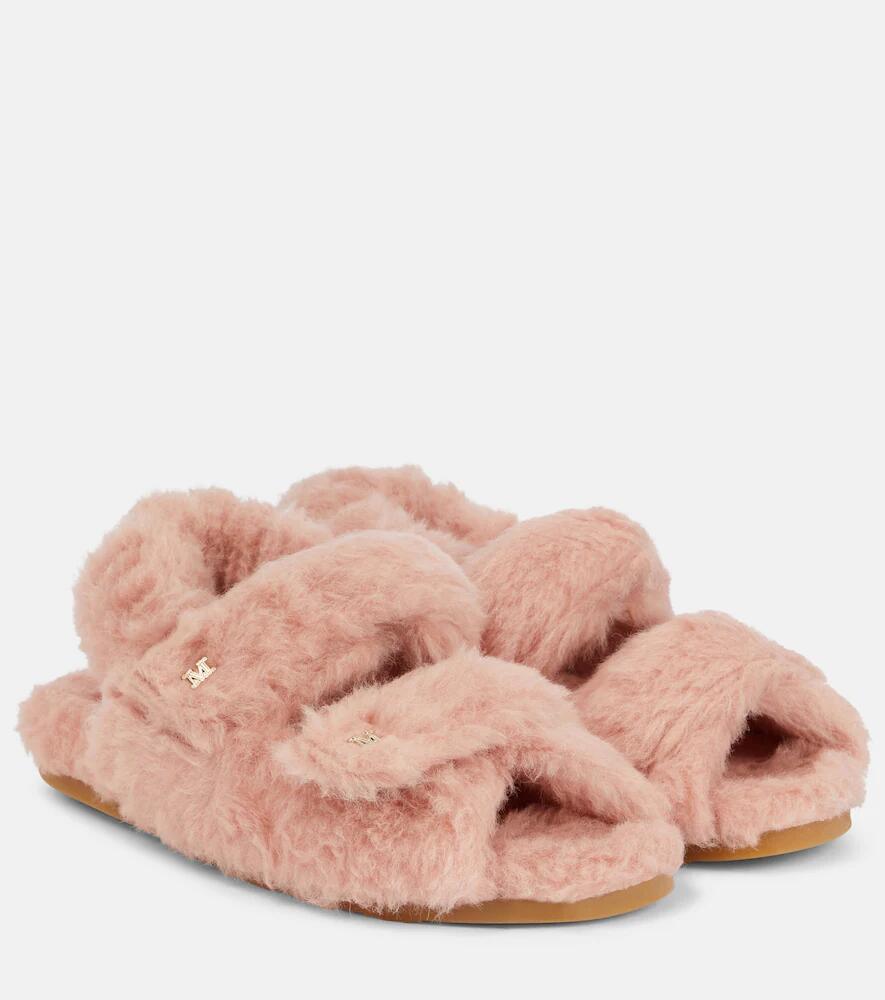 Max Mara Sandya shearling sandals Cover