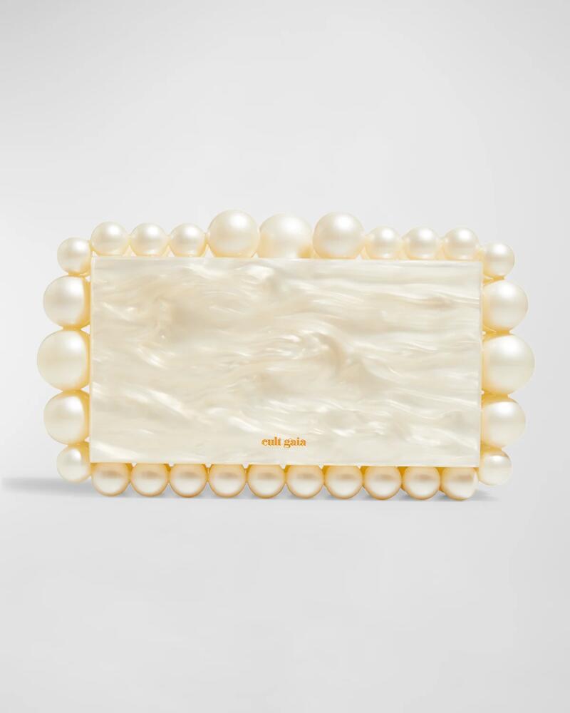 Cult Gaia Eos Pearly Acrylic Clutch Bag Cover