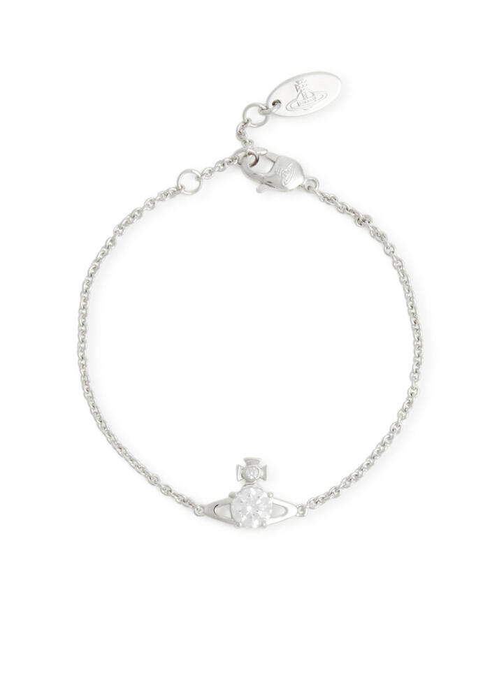 Vivienne Westwood Reina Small Orb-embellished Bracelet - Silver - Cover