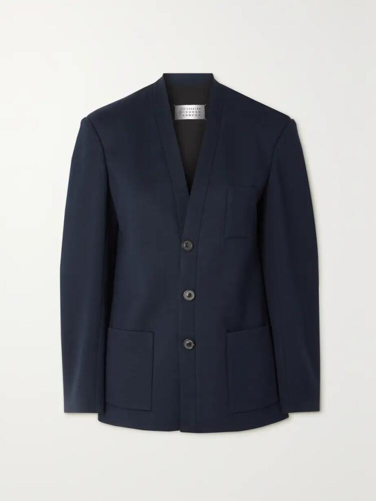 Maison Margiela - Wool-blend Blazer - Blue Cover