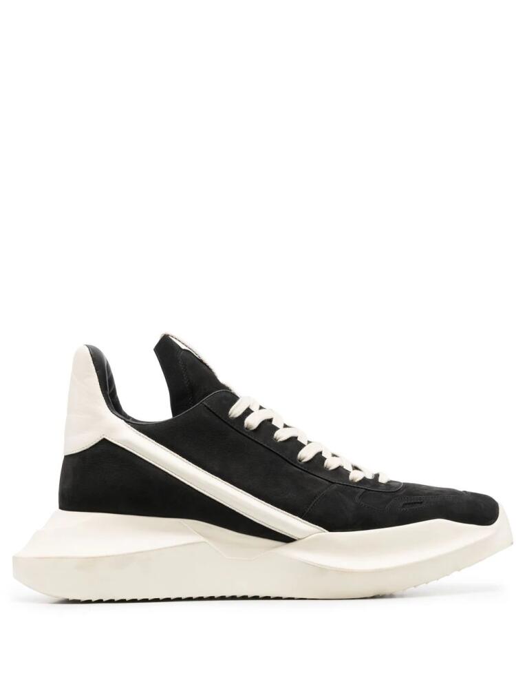 Rick Owens Geth lace-up sneakers - Black Cover