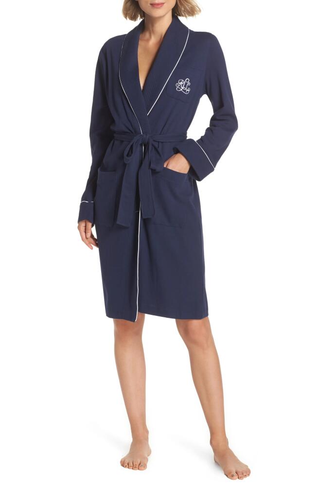 Lauren Ralph Lauren Quilted Collar Robe in Windsor Navy Cover