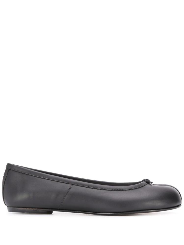 Maison Margiela Tabi leather ballerina shoes - Black Cover