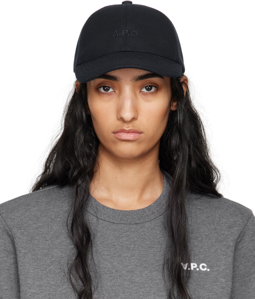 A.P.C. Navy Charlie Baseball Cap Cover