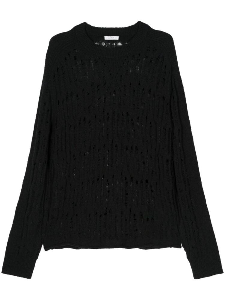 EYTYS Jaxon open-knit jumper - Black Cover