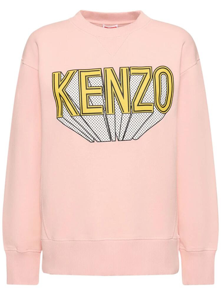 KENZO PARIS Kenzo 3d Oversize Cotton Sweatshirt Cover