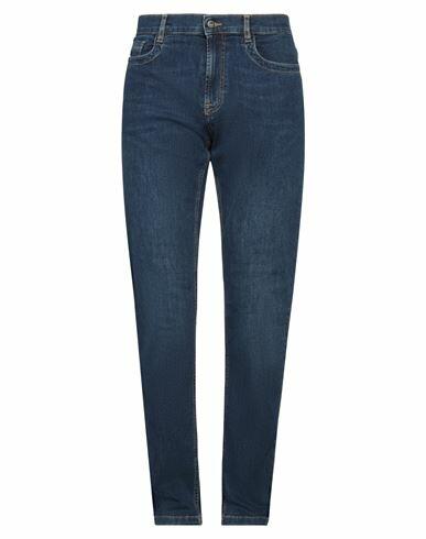 Bikkembergs Man Jeans Blue Cotton, Elastomultiester, Elastane Cover