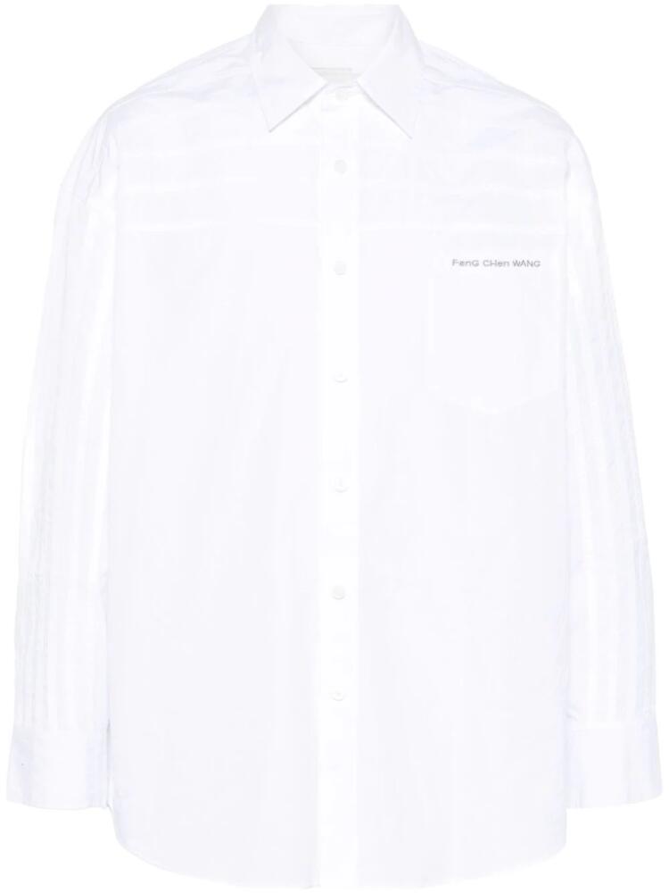 Feng Chen Wang seam-detail shirt - White Cover