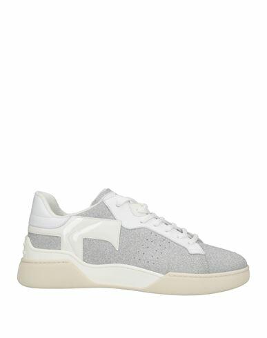 Tod's Woman Sneakers Silver Calfskin Cover