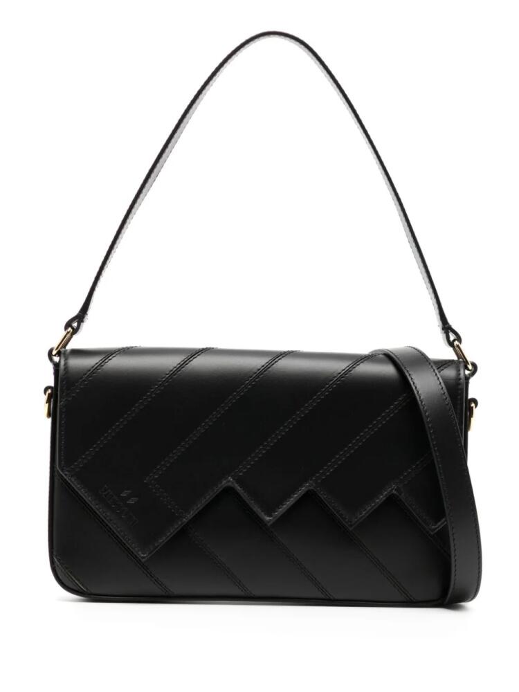 Missoni Flap Wave leather shoulder bag - Black Cover