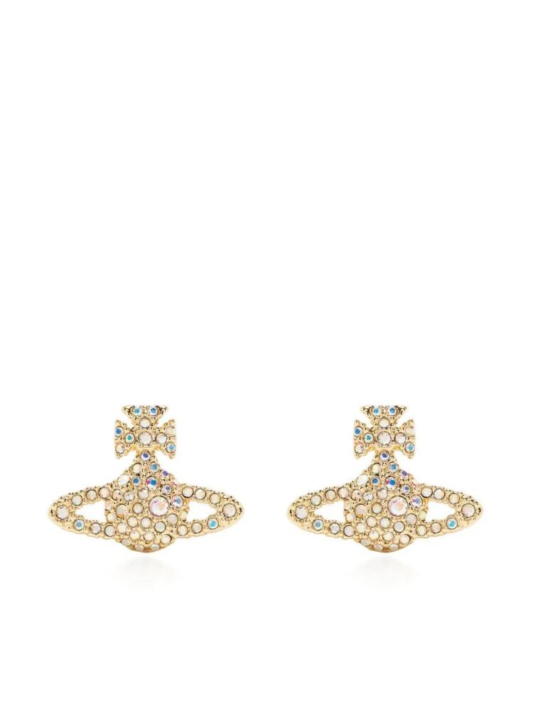 Vivienne Westwood Grace Bas Relief stud earrings - Gold Cover