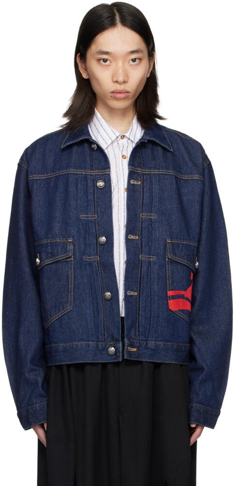 Vivienne Westwood Navy Marlene Denim Jacket Cover