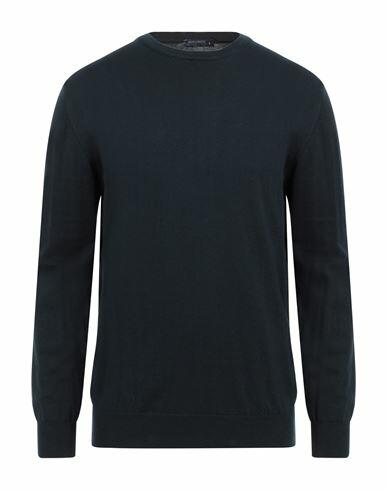 Avignon Man Sweater Midnight blue Cotton Cover